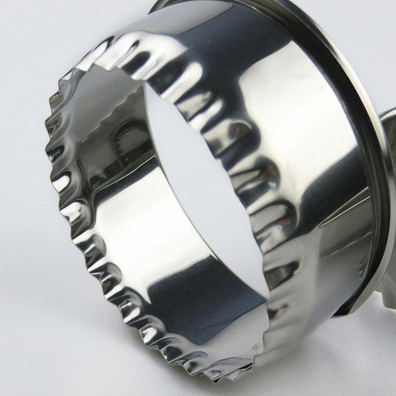Bộ 3 cái khuôn làm bánh bao tròn bằng inox