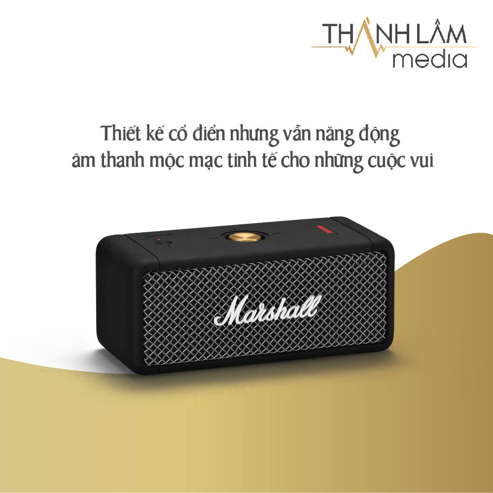 Loa Marshall Emberton nhỏ gọn phong cách vintage | Loa Bluetooth mini Chính hãng - bao test 7 ngày, bảo hành 12 tháng