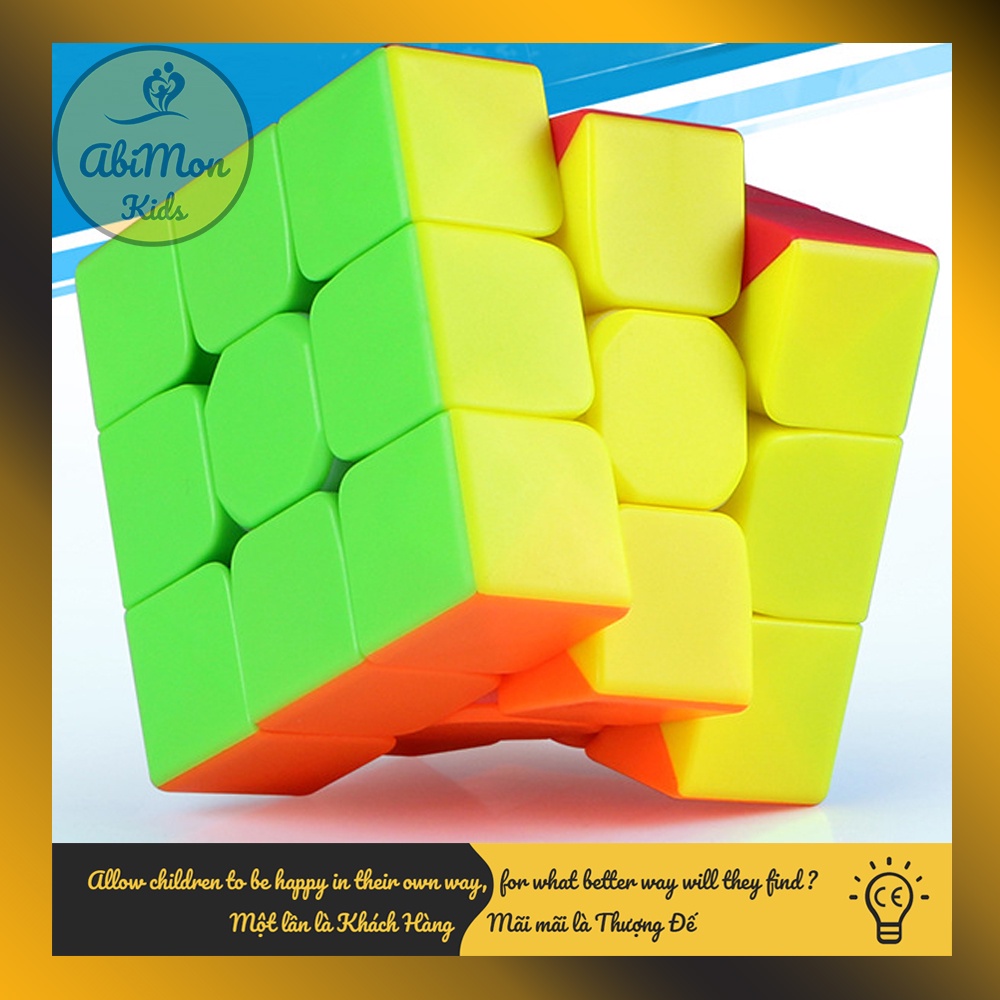 Bộ Rubik 3x3 Lập Phương (QY SpeedCube) ☘️ Montessori cao cấp ✨ (Đồ chơi Gỗ - Đồ chơi Giáo Dục - An toàn - Thông minh)