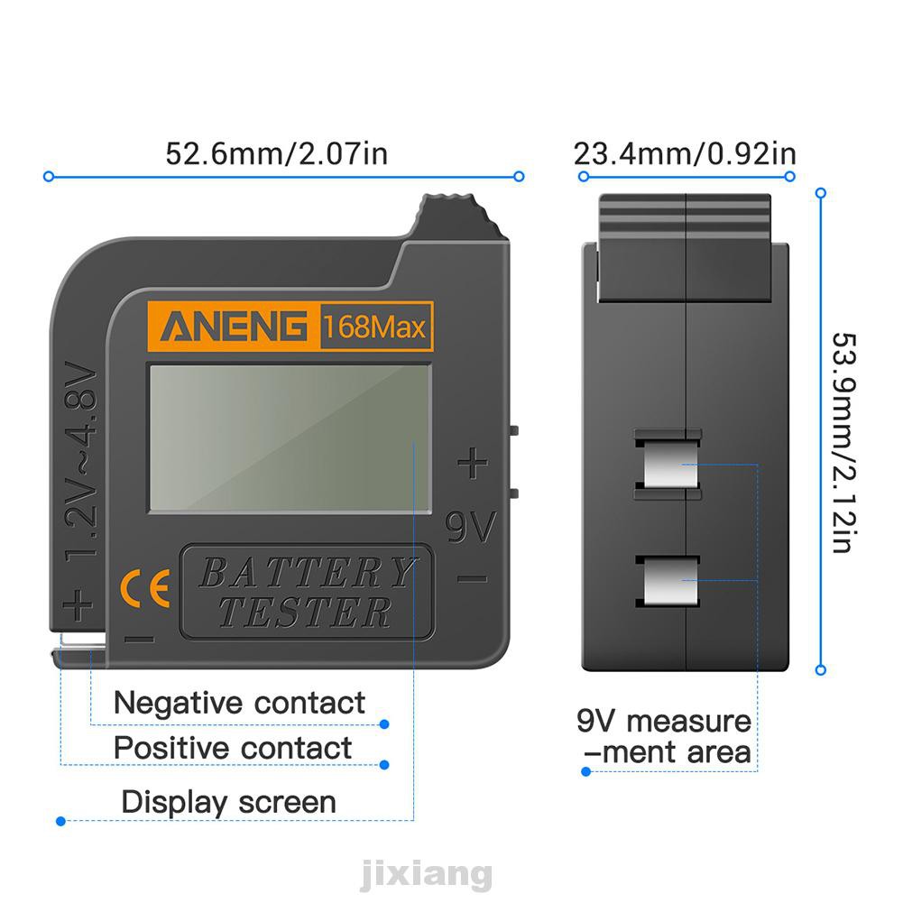 Thiết Bị Kiểm Tra Pin Aa Aaa 9v Kỹ Thuật Số Nhiều Kích Thước Nhỏ Gọn