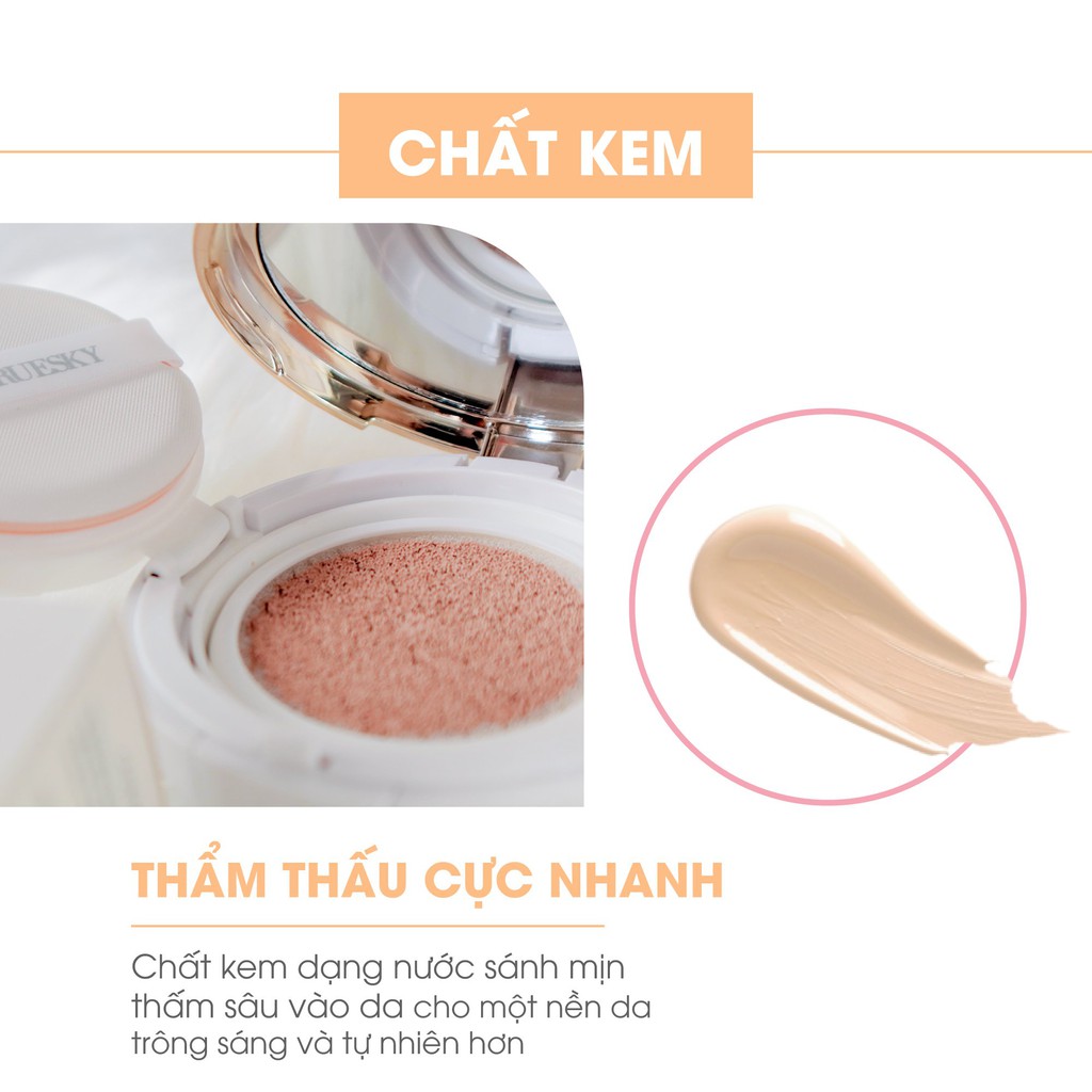 Phấn nước che khuyết điểm mỏng mịn, che phủ tốt , lâu trôi, tông sáng - Miracle BB Cushion SPF 30/PA +++ net 15g - Katta