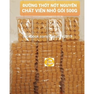 COMBO 5KG (10 GÓI 500G)ĐƯỜNG THỐT NỐT LOẠI I VIÊN NHỎ MẬT STORE