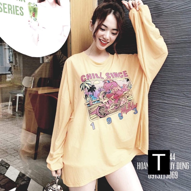 Áo thụng chill dài tay -TR