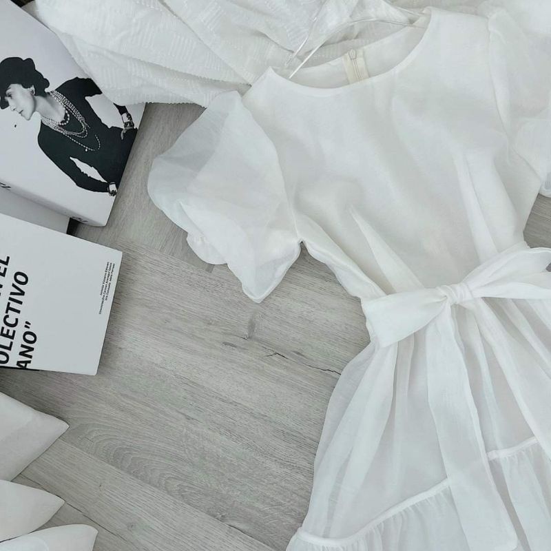 ĐẦM BABYDOLL TAY PHỒNG MÃ 10-07