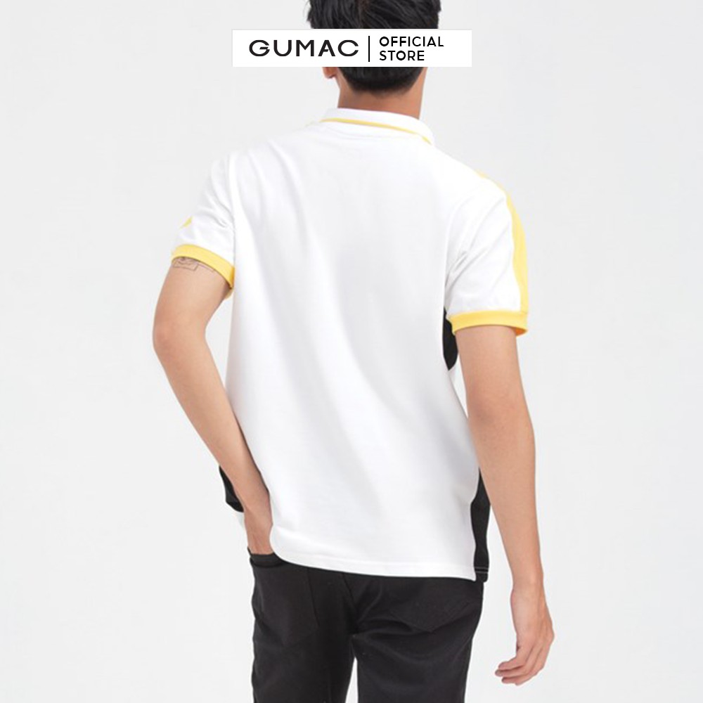 [Mã WABRGD12 giảm 10% đơn 250K] Áo thun nam polo phối màu GUMAC ATNB609 | BigBuy360 - bigbuy360.vn