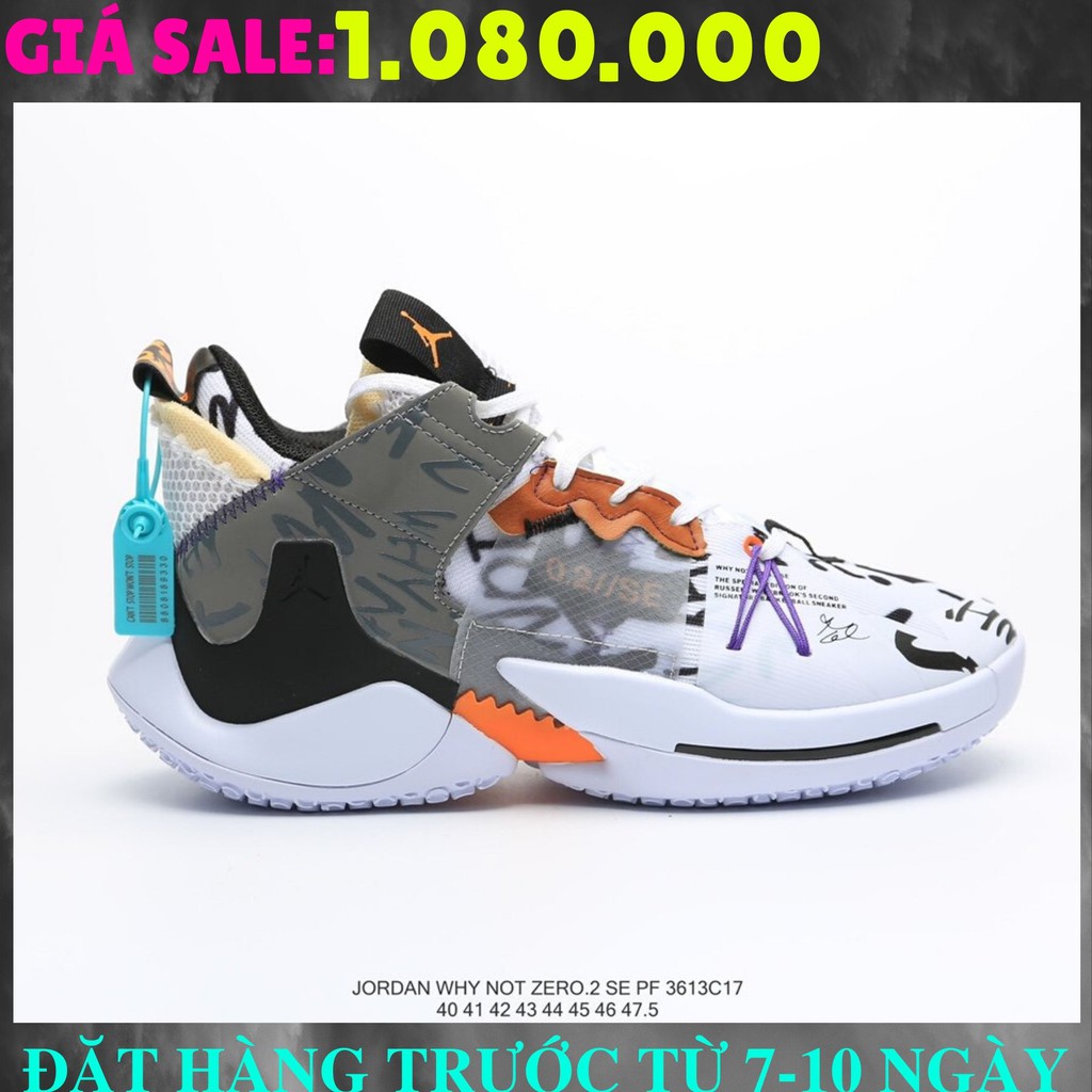 🌟FULLBOX🌟ORDER🌟SALE A50%🌟ẢNH THẬT🌟GIÀY NAM NỮ JORDAN WHY NOT ZERO.2