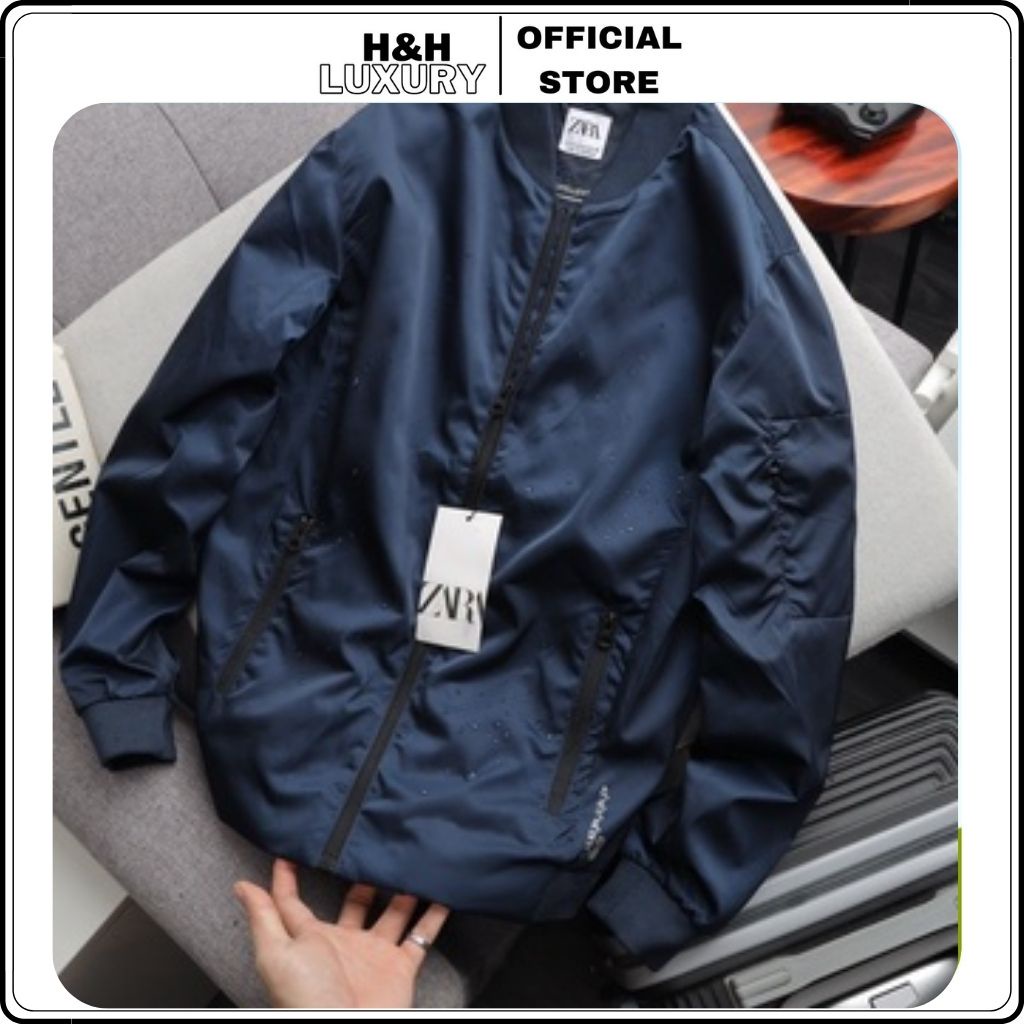 Áo khoác nam trung niên, áo jacket nam, áo khoác 2 lớp chống mưa, chống nắng, chống bụi cao cấp - H&H LUXURY