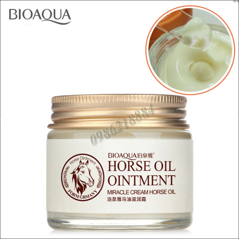 Kem dầu ngựa dưỡng da mờ sẹo Bioaqua Horse Oil Ointment AHO7