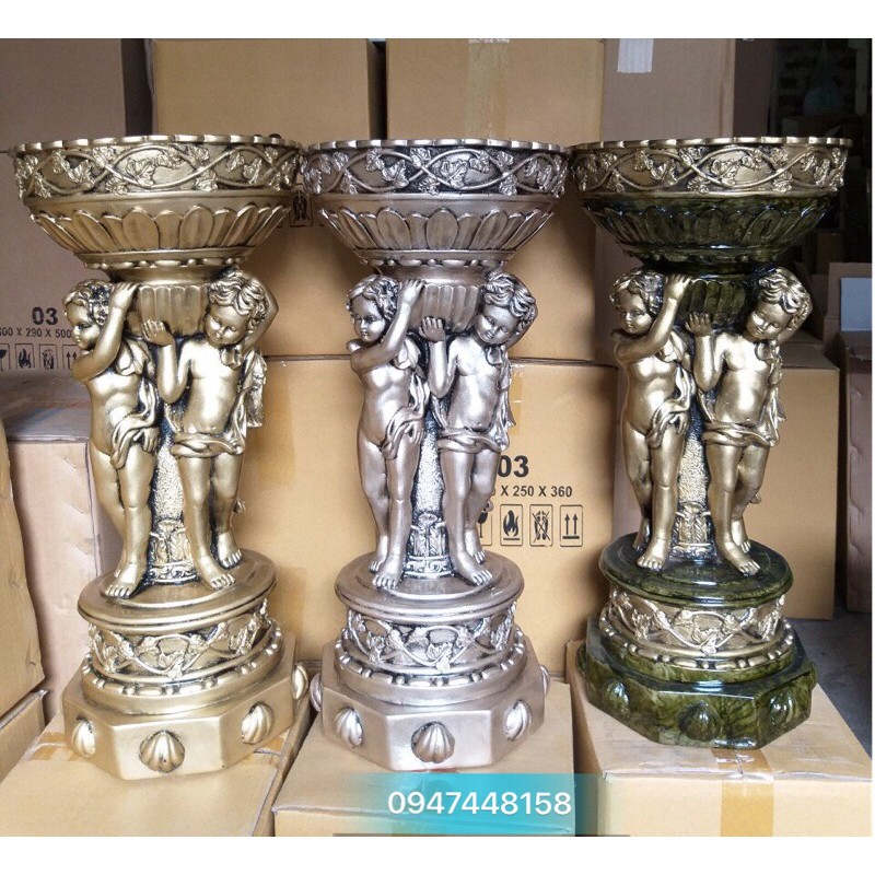 Bình hoa composite dáng thiên thần đại cao 60cm