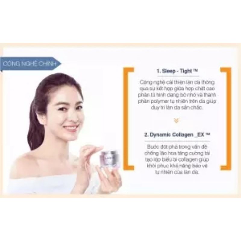 Mặt Nạ Ngủ Chống Lão Hóa Laneige Time Freeze Firming Sleeping Mask mini 10ml