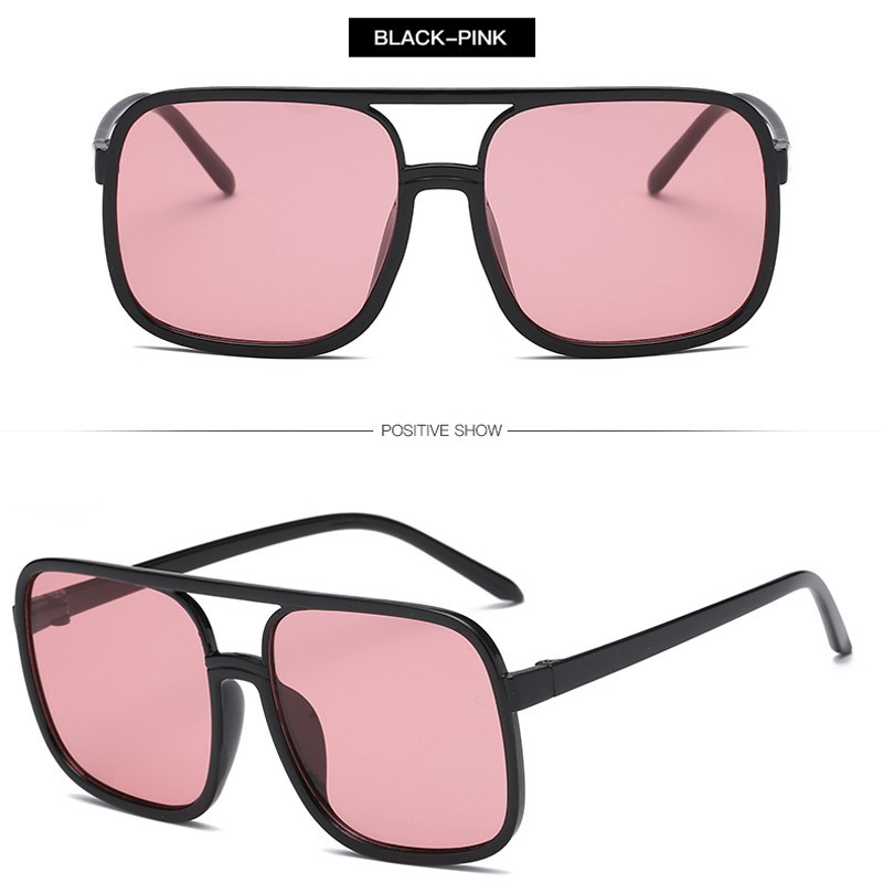 Kính Mát Gọng Vuông Bản To Chống Tia Uv Thời Trang Cho Nữ | BigBuy360 - bigbuy360.vn