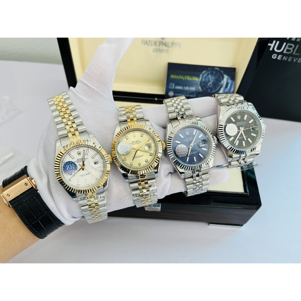 Đồng hồ Nam RolexDatejust máy nhật, Automatic ,size 40mm, Thép không rỉ đúc đặc