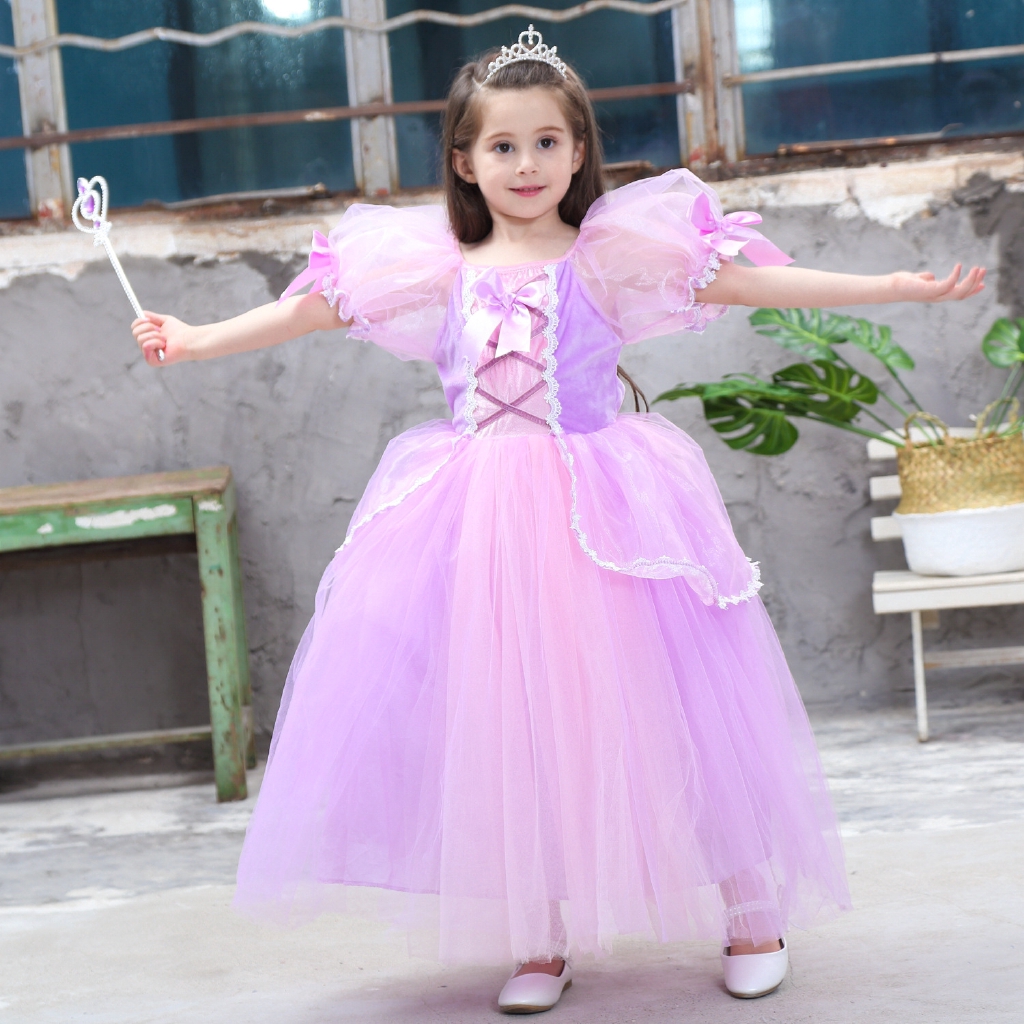 Girl Priness Dress Sofia Cosplay Fancy Party Halloween Costume Kids Holiday Xmas Clothes