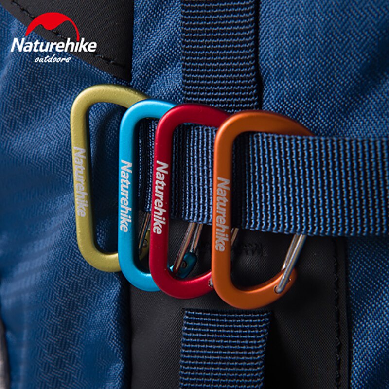Móc Khóa Carabiner Naturehike 4cm- 6.5cm- 8cm Hợp Kim Nhôm