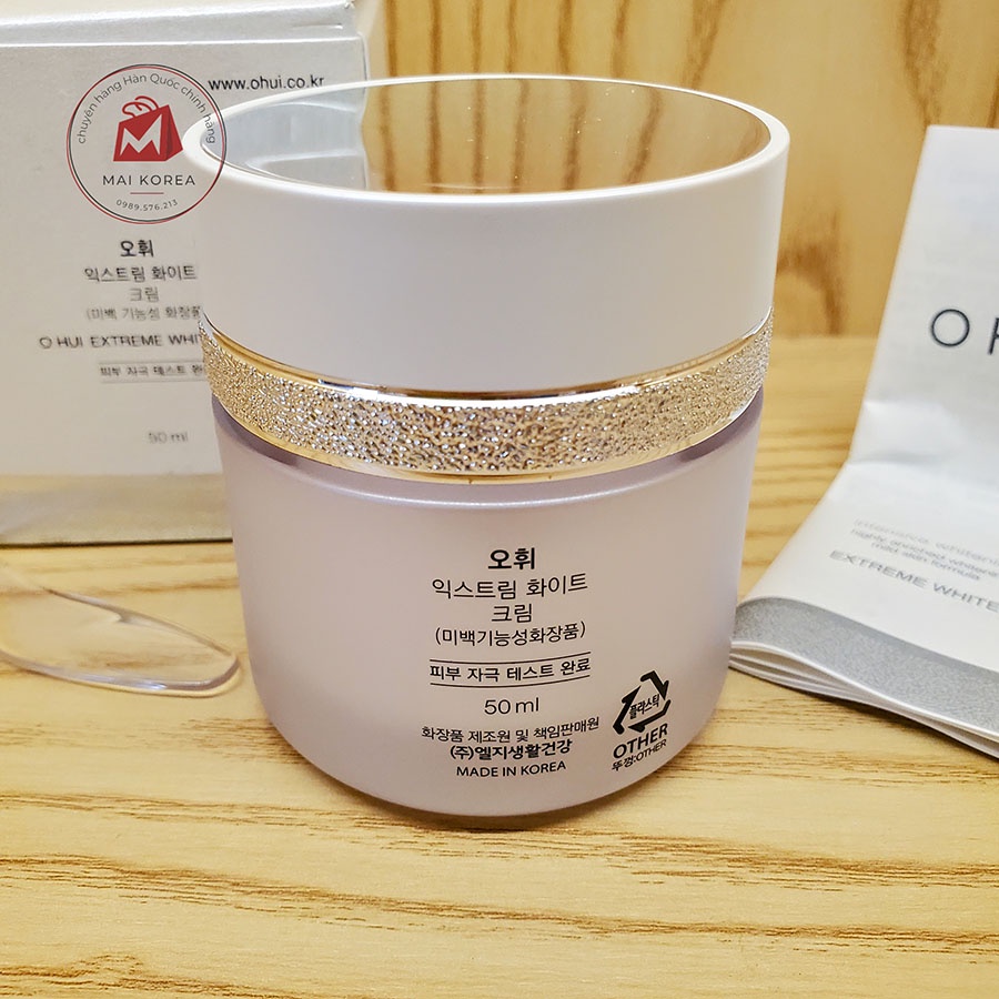 Kem dưỡng trắng da OHUI trắng Extreme White Cream và chống lão hóa cao cấp Hàn Quốc