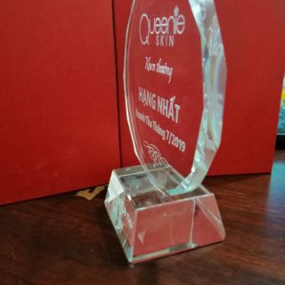 Combo Cúp Phale + cúp thủy tinh D12cm