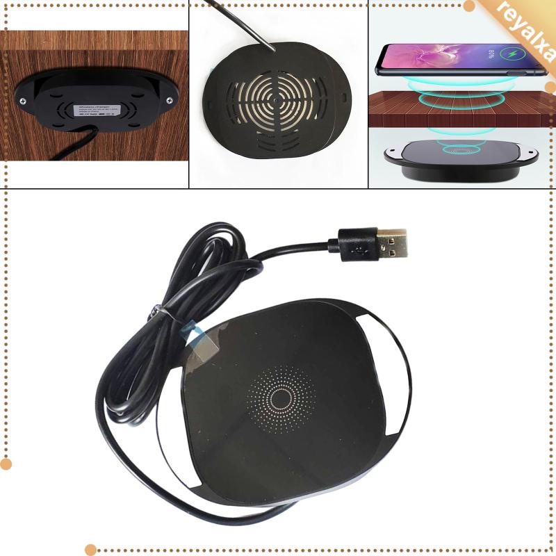 Đế Sạc Không Dây Qi Vô Hình Sạc Nhanh Cho Điện Thoại Thông Minh / Văn Phòng / Quán Cà Phê