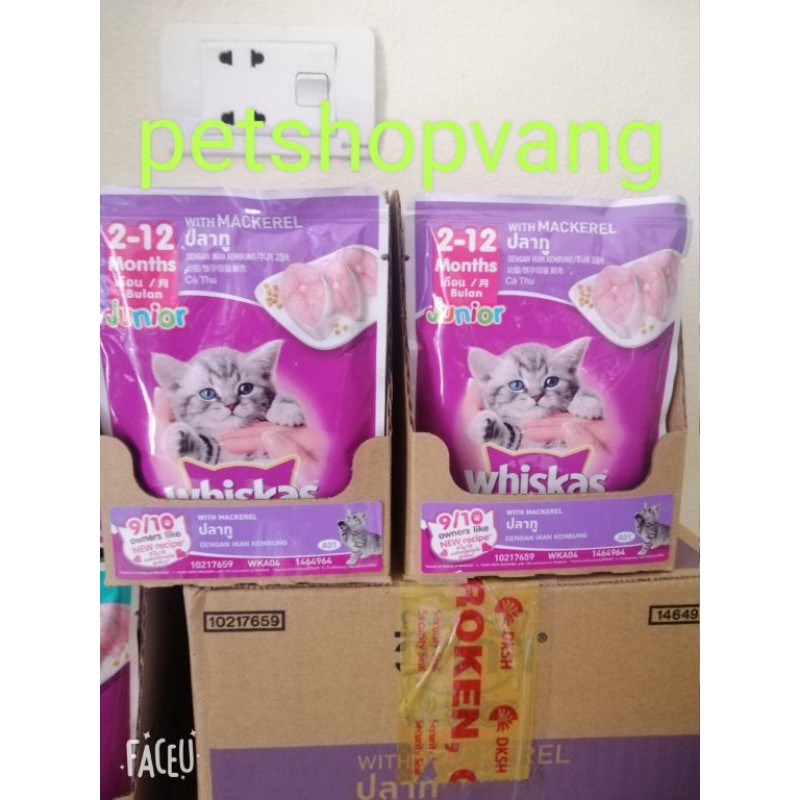 pate mèo con whiskas 85g
