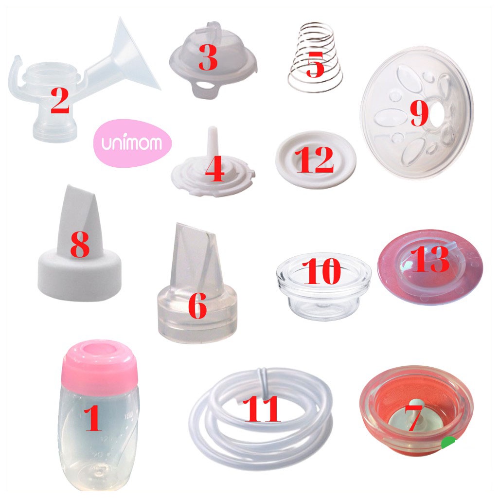 Phụ kiện máy hút sữa Unimom Hàn Quốc các loại