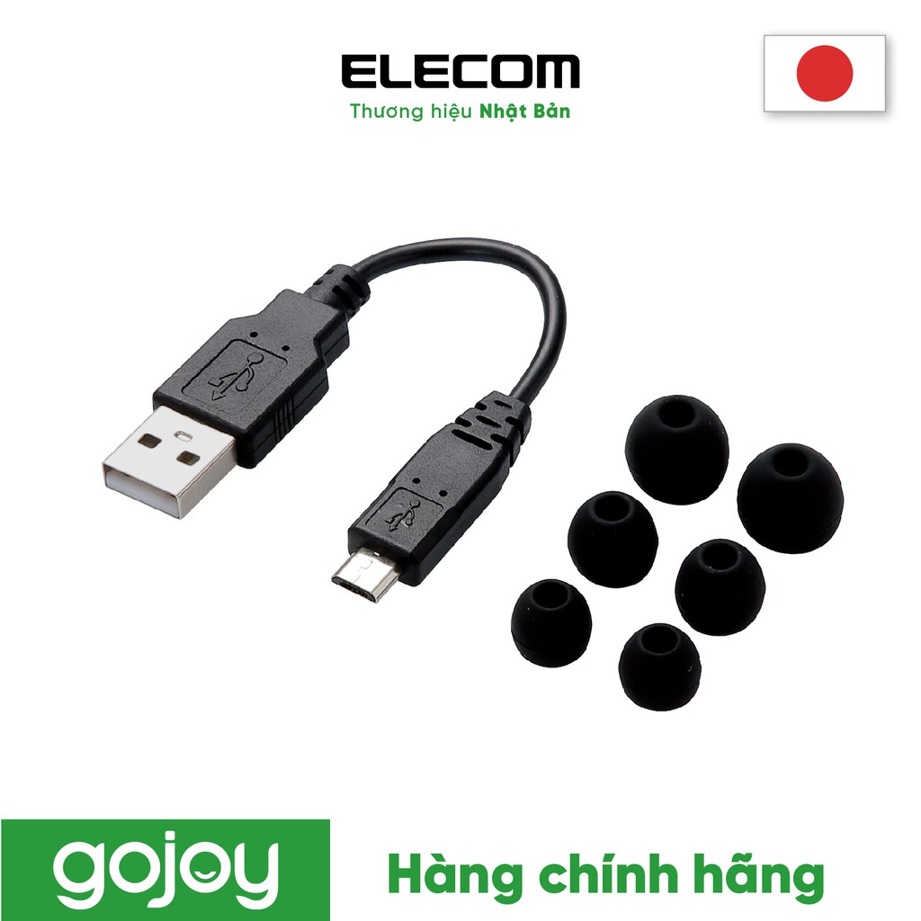 [Mã 2404EL10K giảm 10K đơn 20K] Tai nghe Buetooth nghe nhạc ELECOM LBT-HPC12MP - Bảo hành chính hãng 12 tháng