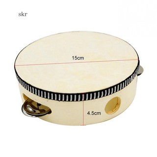 Trống lục lạc bằng gỗ cho bé