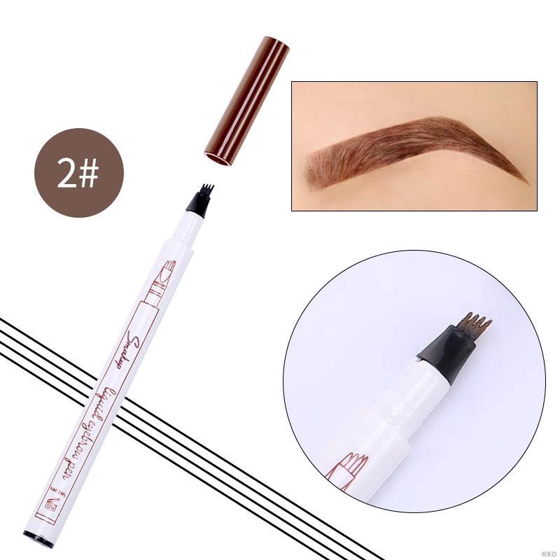 [Hàng mới về] ♕ exo ღ Bút kẻ mày đầu 4 ngạnh cho nét vẽ siêu mỏng và chống nhòe SMAKUP | BigBuy360 - bigbuy360.vn