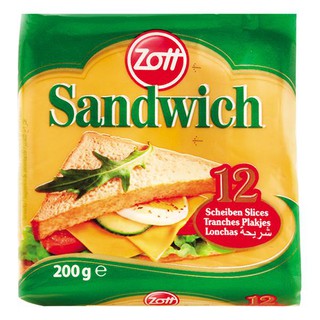 E - Phô Mai Lát Zott Sandwich Gói 200G
