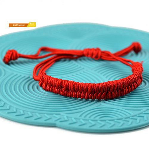 [Hàng Có Sẵn] Dây Bện Thủ Công Màu Đỏ Thời Trang Unisex