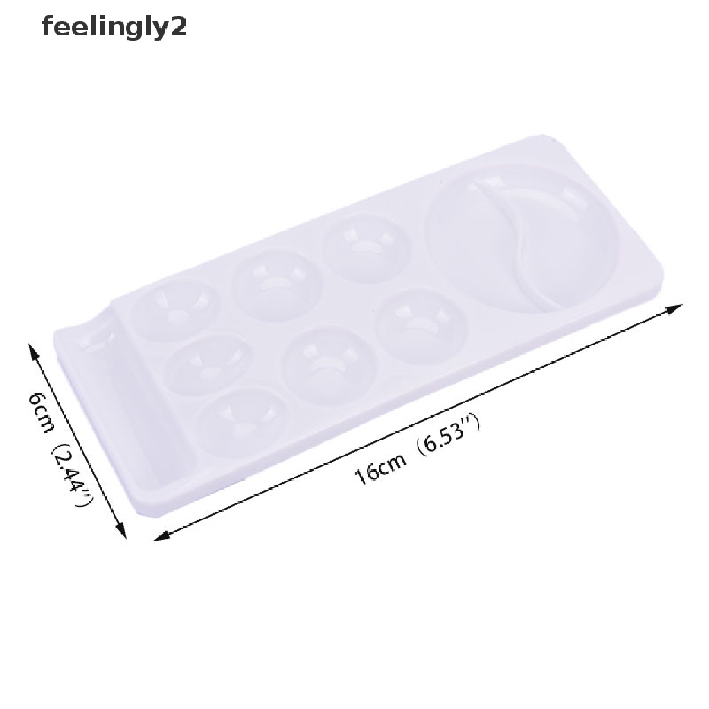 [Hàng mới về] Bảng pha màu sơn móng tay nghệ thuật có ngăn chứa cọ