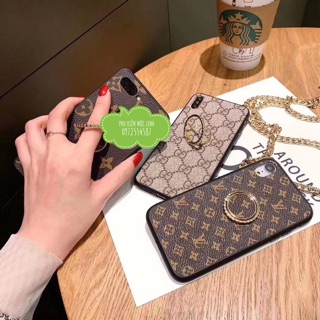 ☘️Đã có 11 / Pro / Max ☘️ Ốp kèm móc iring đỡ điện thoại iphone xs max xs x 6splus 6plus 6s 6
