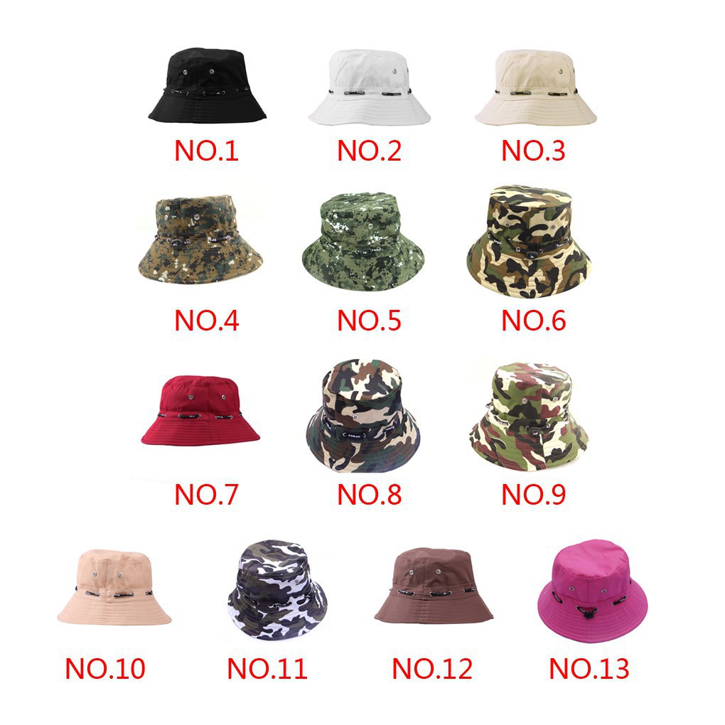 Mũ tròn vành che nắng đi cắm trại