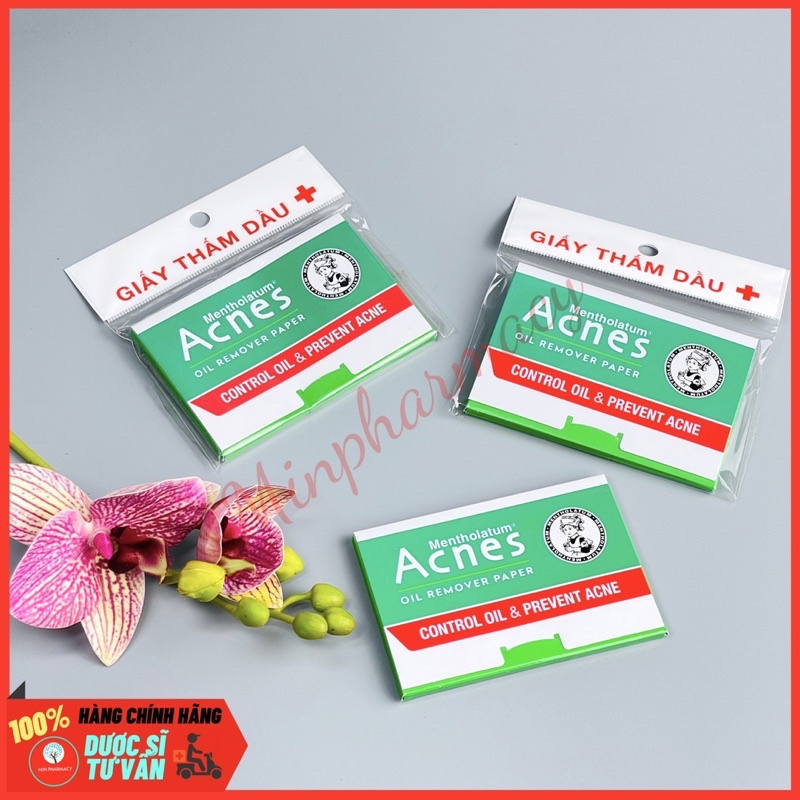GIẤY THẤM DẦU ACNES Oil Remover Paper/Film  - Minpharmacy