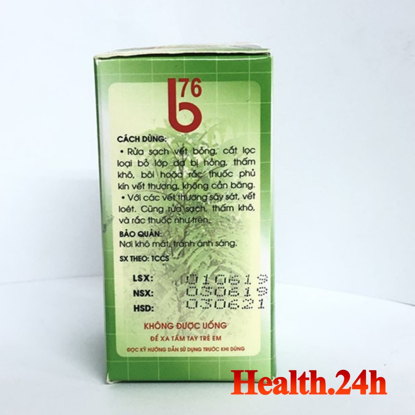 Kem bôi vết thương B76 Học viện Quân Y