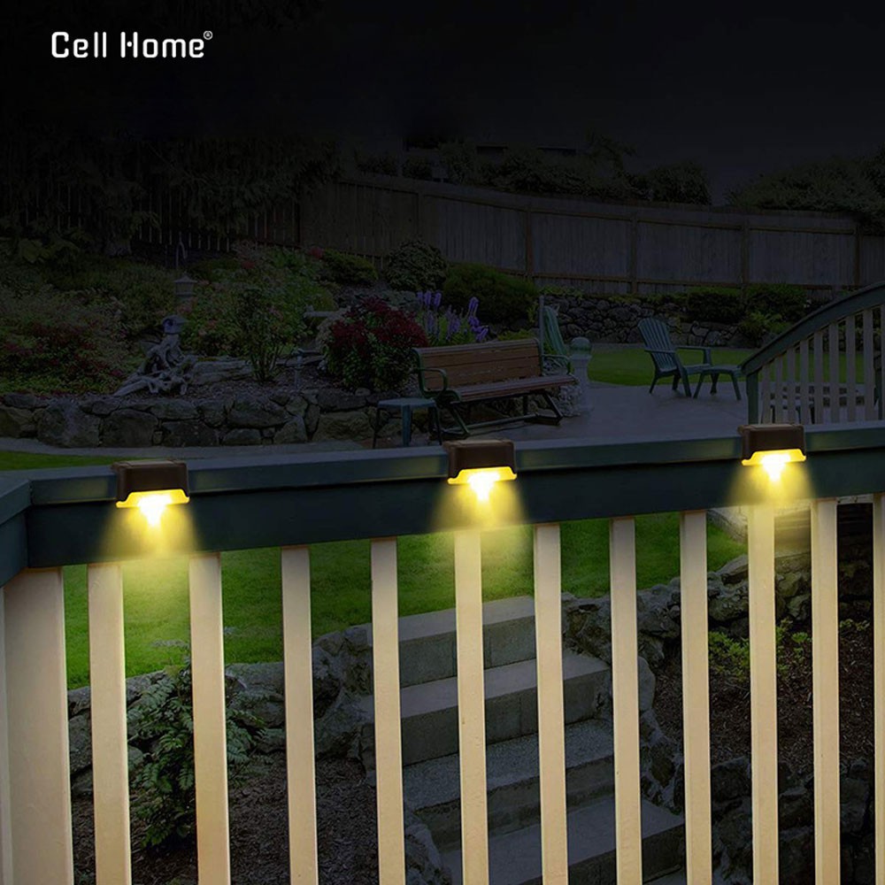 Đèn Led Năng Lượng Mặt Trời Chống Thấm Nước Trang Trí Cầu Thang Sân Vườn
