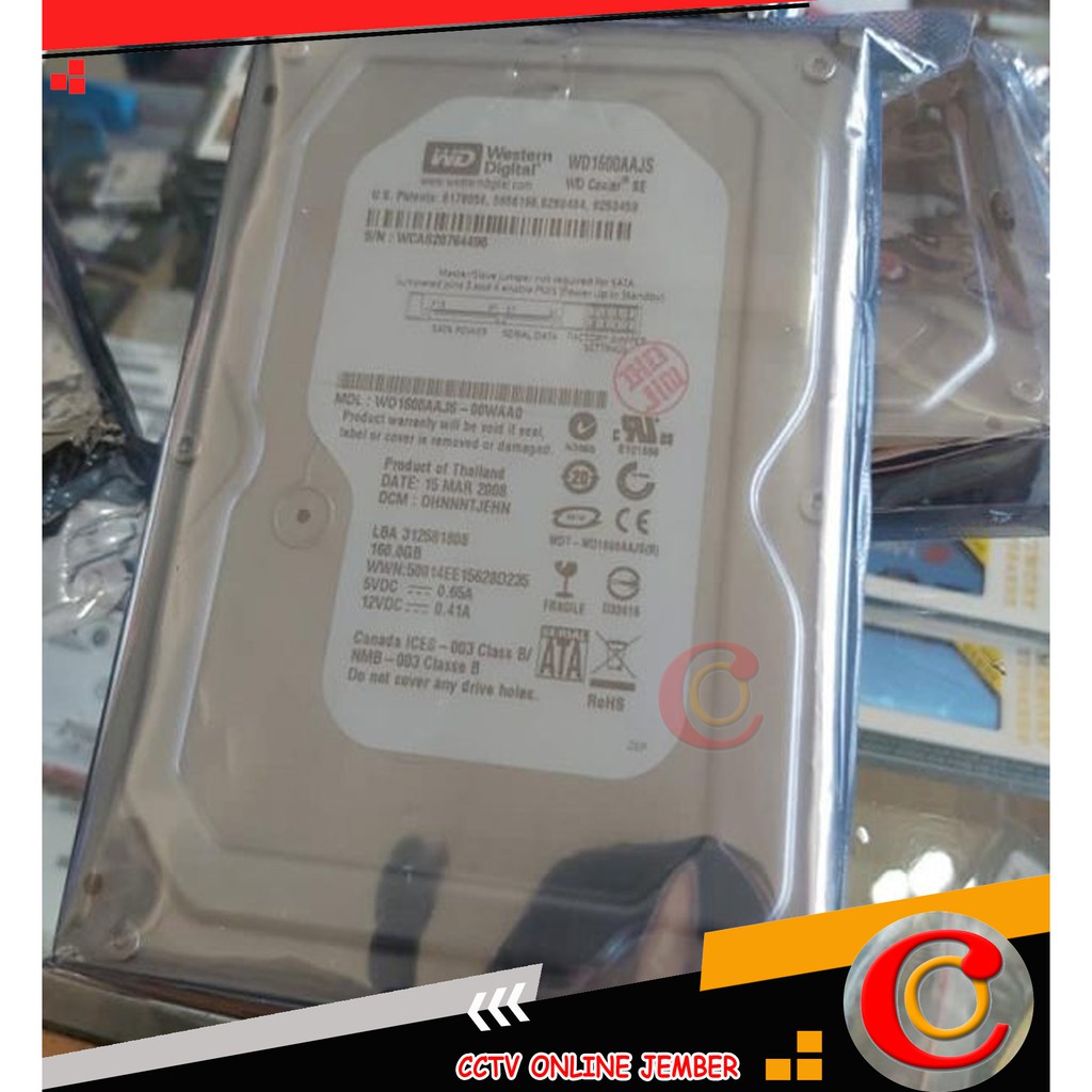 Ổ Cứng Ngoài 3.5 "160Gb Sata 160 Gb Wd