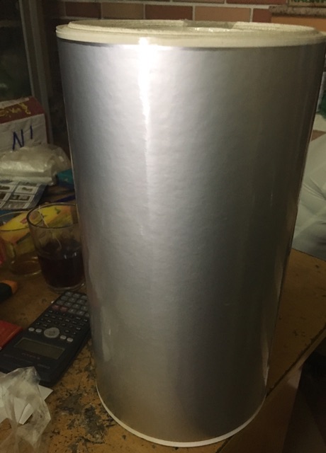 Màng nhôm dán miệng lọ, Combo 5 mét màng nhôm, màng seal dán lọ nhựa PET,HDPE