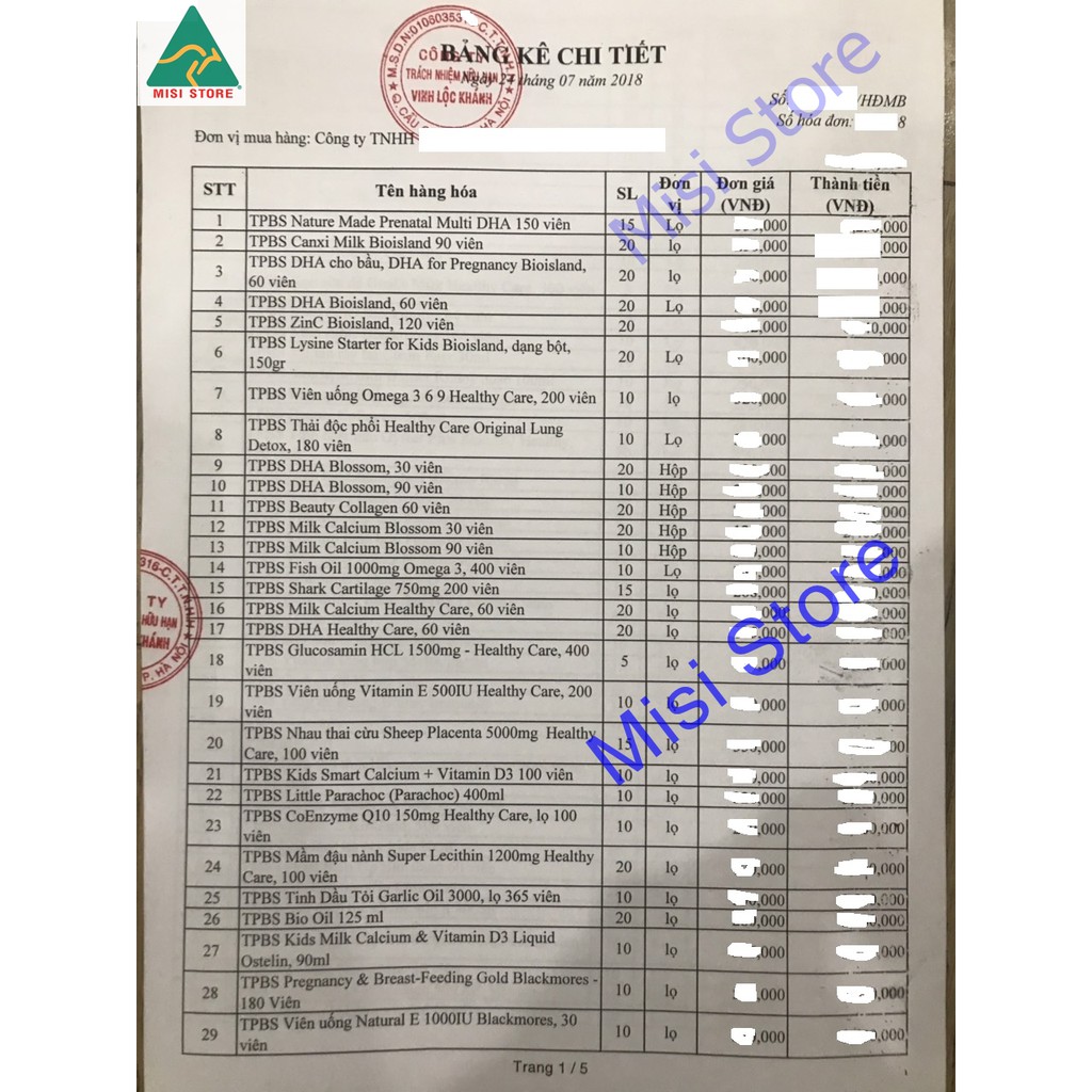 Canxi cho bà bầu, Calcium & Vitamin D3 Ostelin