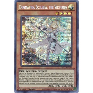 [Mã 155ELSALE giảm 7% đơn 300K] Thẻ bài Yugioh - TCG - Dogmatika Ecclesia, the Virtuous / MP21-EN101'