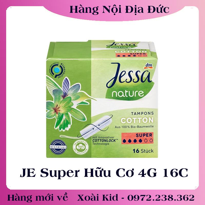 [có che tên] Băng vệ sinh Tampon Jessa Đức đủ size - Date mới đủ Bill