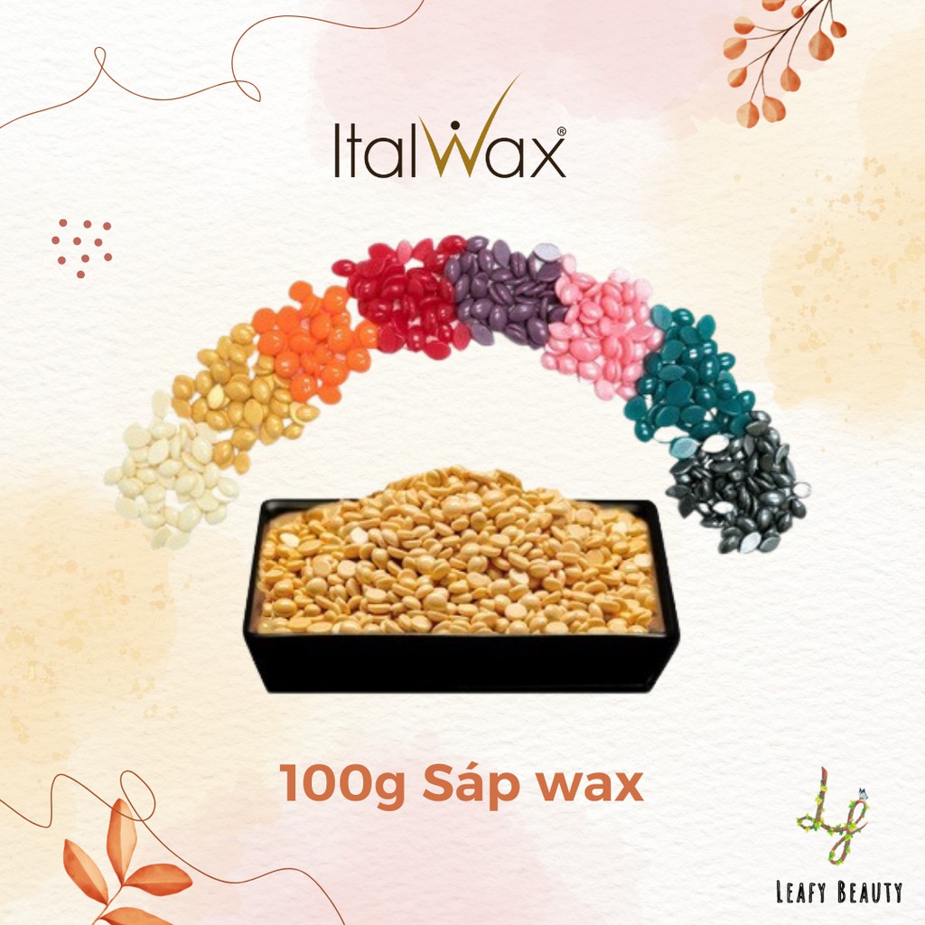 100g Sáp wax lông Italwax - Sáp wax beans không nóng, hạt sáp tẩy lông, hàng chính hãng