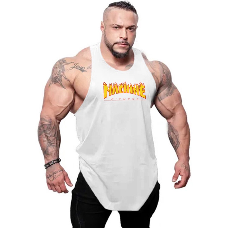 Áo Ba Lỗ Tập Gym Thoáng Khí Thời Trang Cho Nam