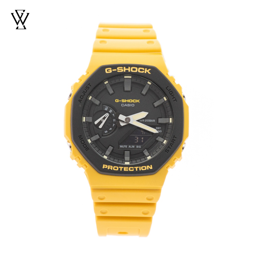 Đồng Hồ Điện Tử Nam Casio G-Shock WATCHSTORE GA-2110SU-9A Thiết Kế Kính Khoáng 45.4mm, Vỏ Carbon Và Dây Nhựa Bền Bỉ