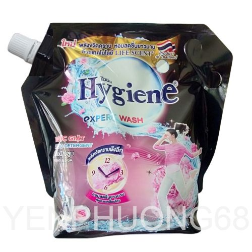 Nước giặt xả hương hoa cao cấp Hygiene Poeny Bloom Thái Lan 1800ml