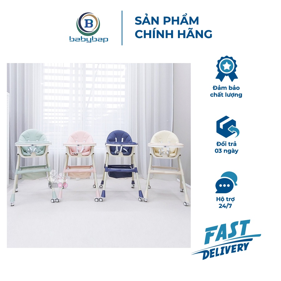 Ghế Ăn Ngả Lưng Gấp Gọn Có Bánh Umoo UM-05142 UM-05117