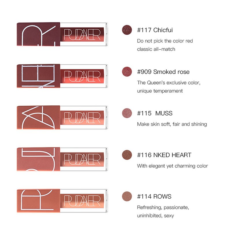 [Hàng mới về] Son kem dạng lỏng màu nude chống thấm nước lâu trôi