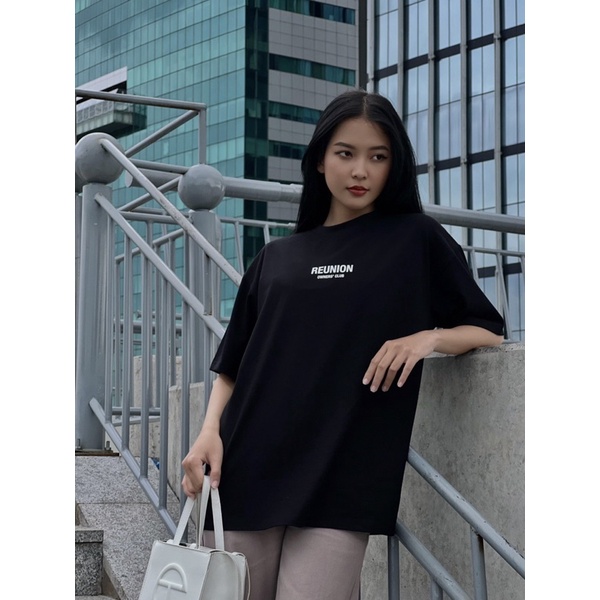 REUNION Áo Thun Logo phản quang
