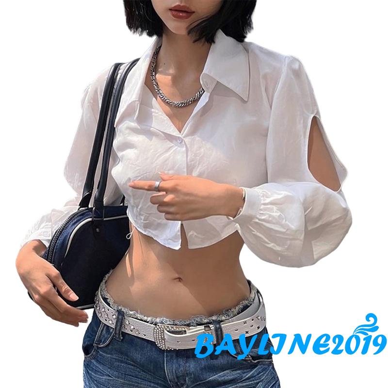 Áo Sơ Mi Dài Tay Phong Cách Trẻ Trung Thanh Lịch Dành Cho Nữ