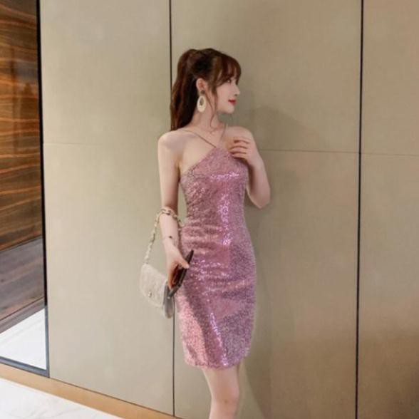 Váy kim sa dây chéo