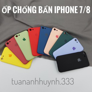 Ốp iphone 7/8 CHỐNG BẨN full viền - có lót nhung dành cho Ip 7/ Ip8