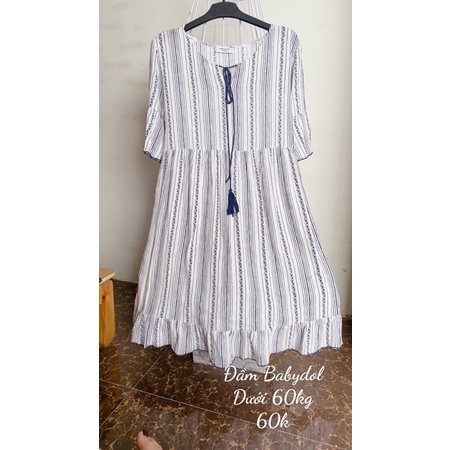Đầm dáng xuông, babydol